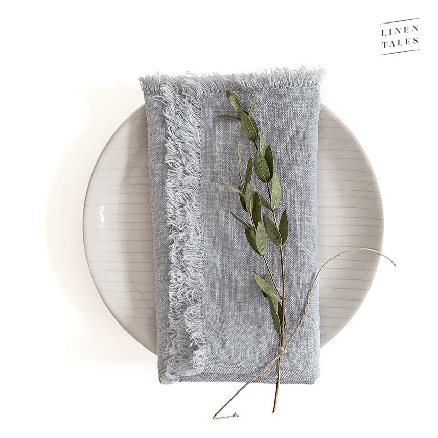 Napkins with Fringes (Pair)