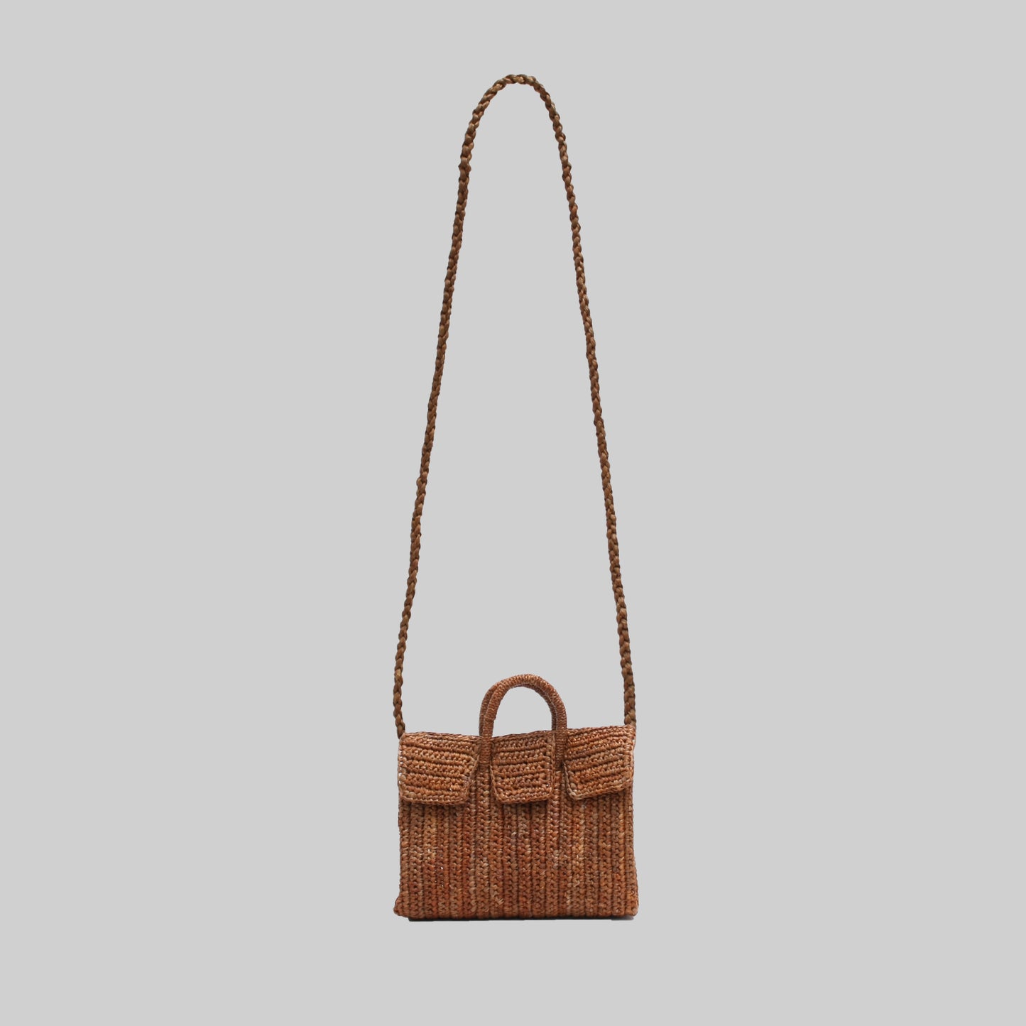 MINI MINI DAHLIA RAFFIASTRAP - MINI SHOULDER POUCH