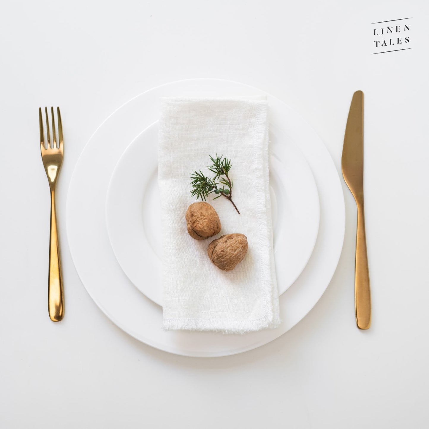 Napkins with Fringes (Pair)