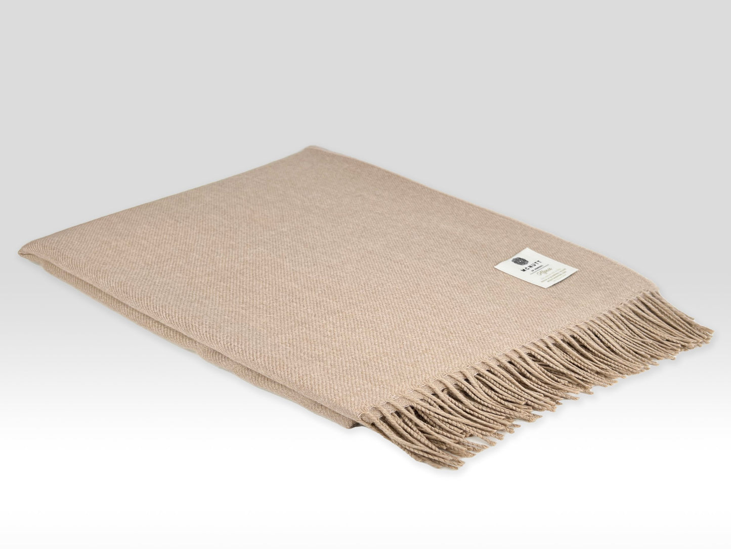 Alpaca Throw: 50% Alpaca 50% Merino Lambswool