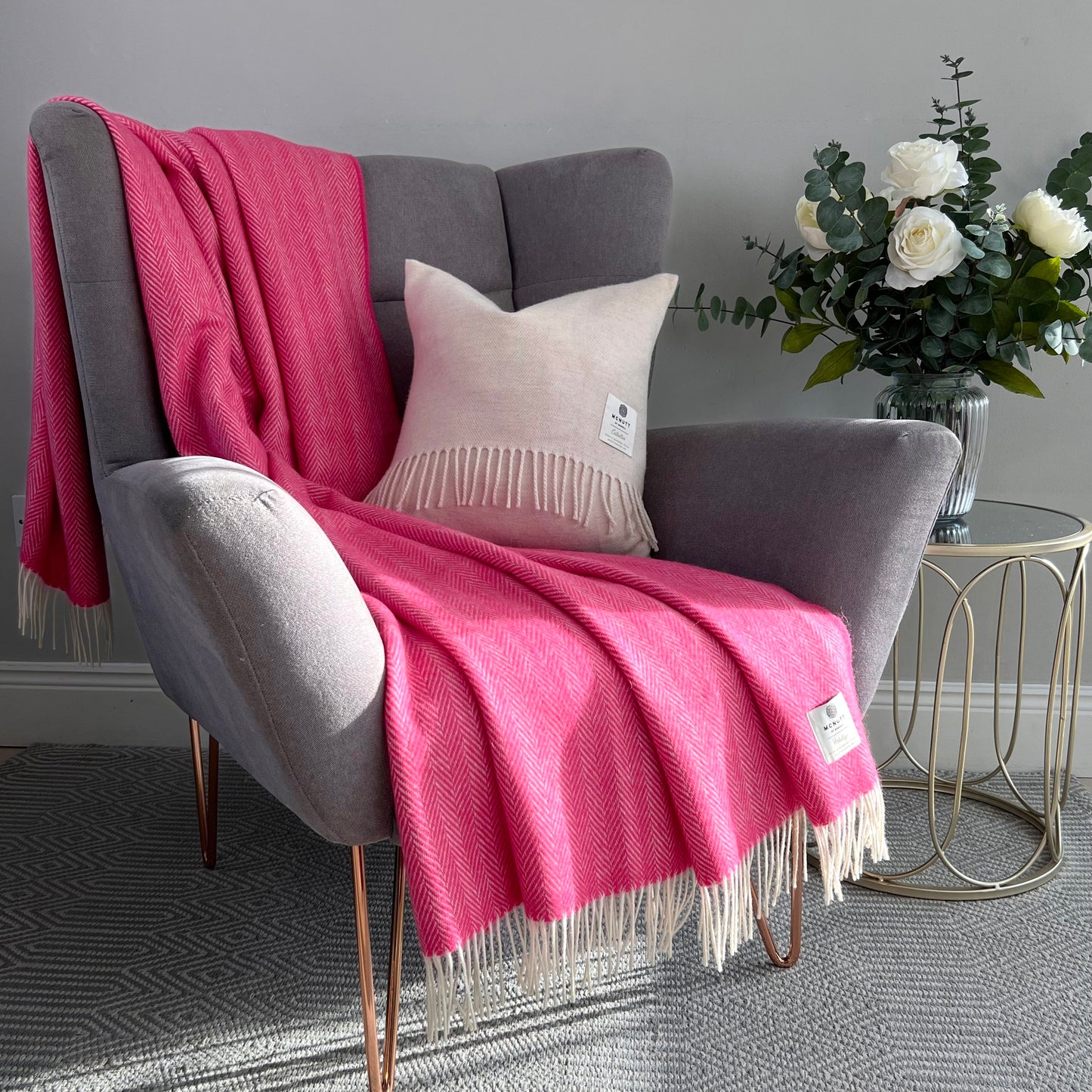 Heritage Merino Throw (Herringbone)
