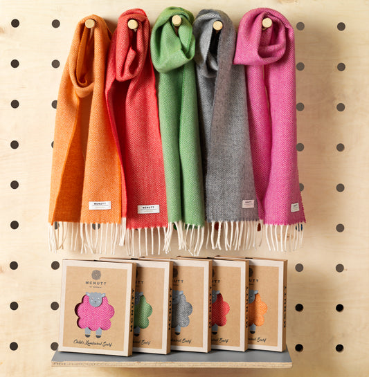 Kids Merino Lambswool Scarf (Boxed)