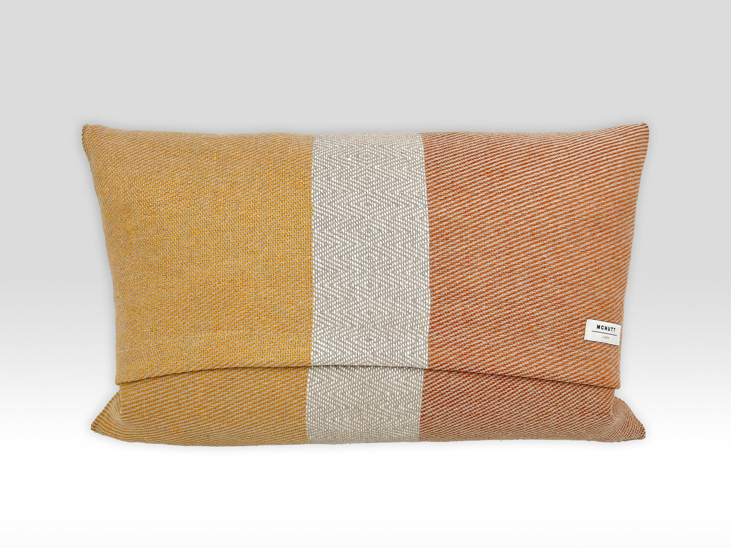 Chunky Irish Linen Bolster Cushion (48x30cm)