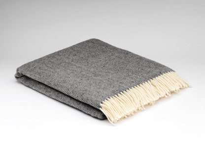 Heritage Merino Throw (Herringbone)