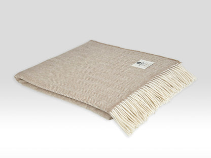 Heritage Merino Throw (Herringbone)