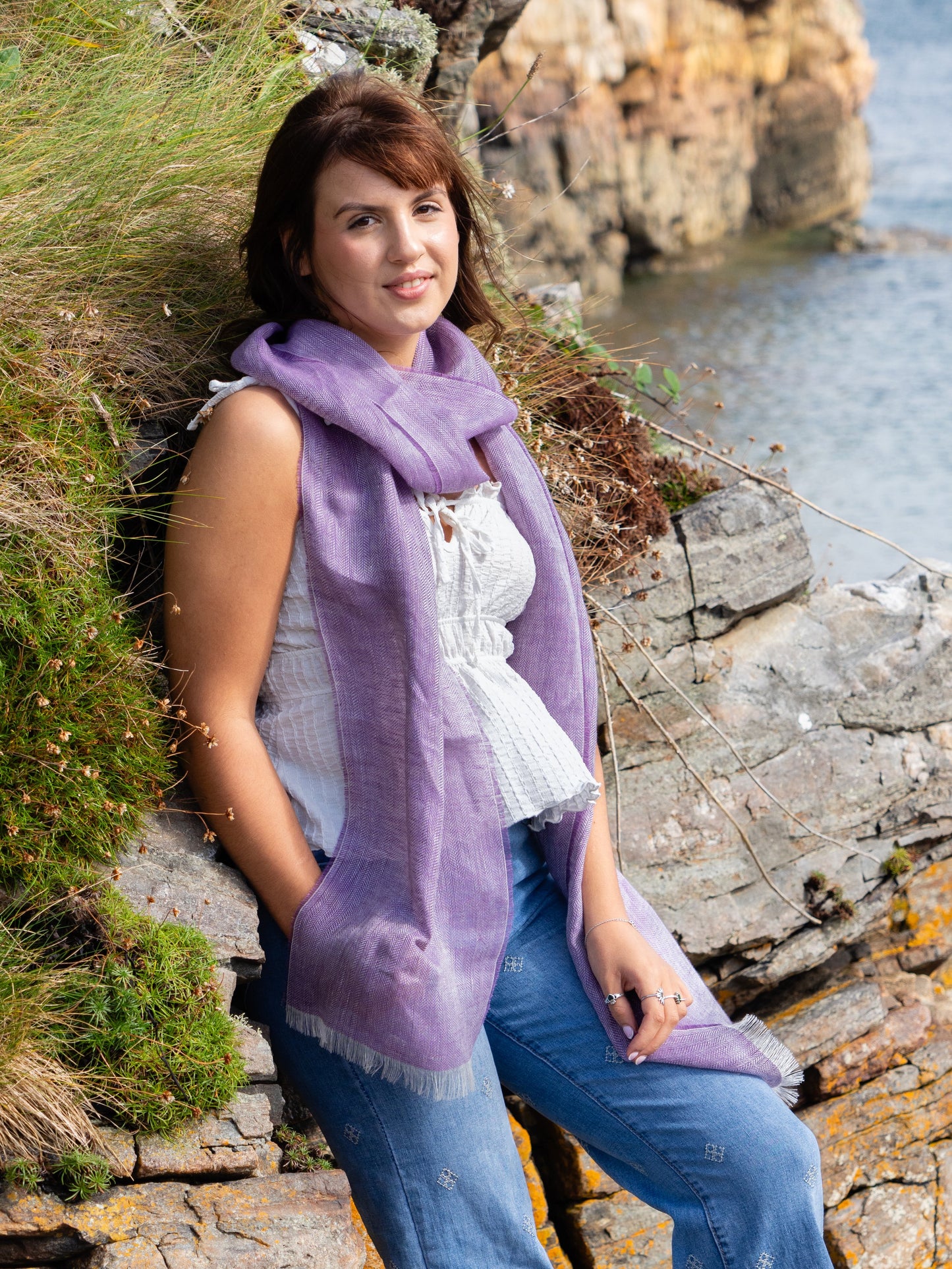 Irish Linen Scarf