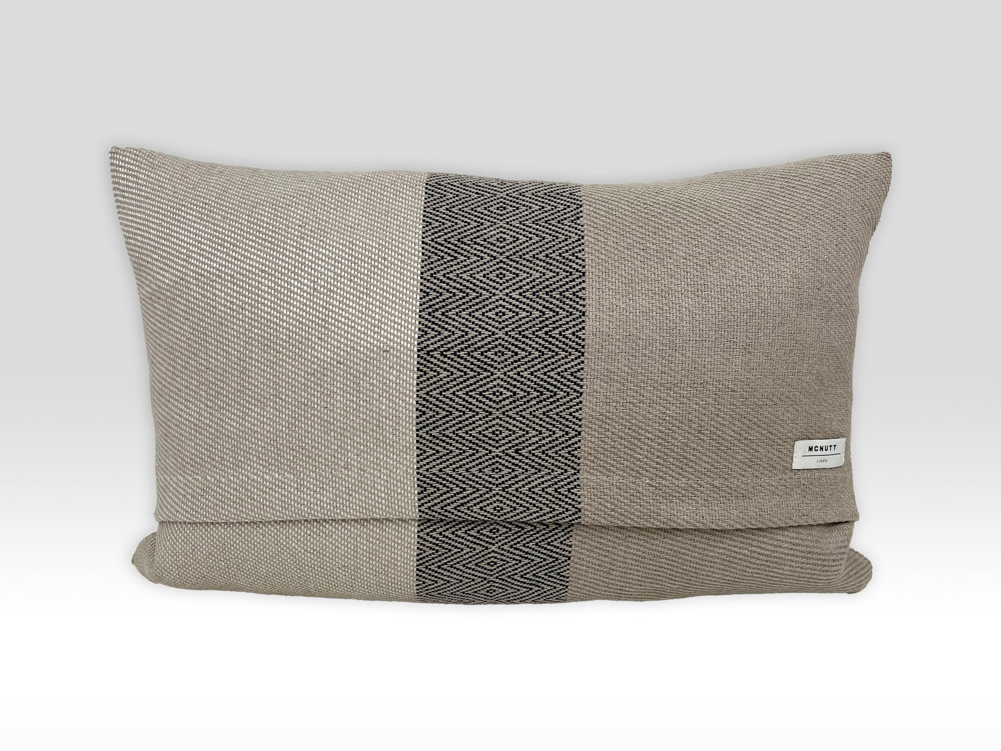 Chunky Irish Linen Bolster Cushion (48x30cm)