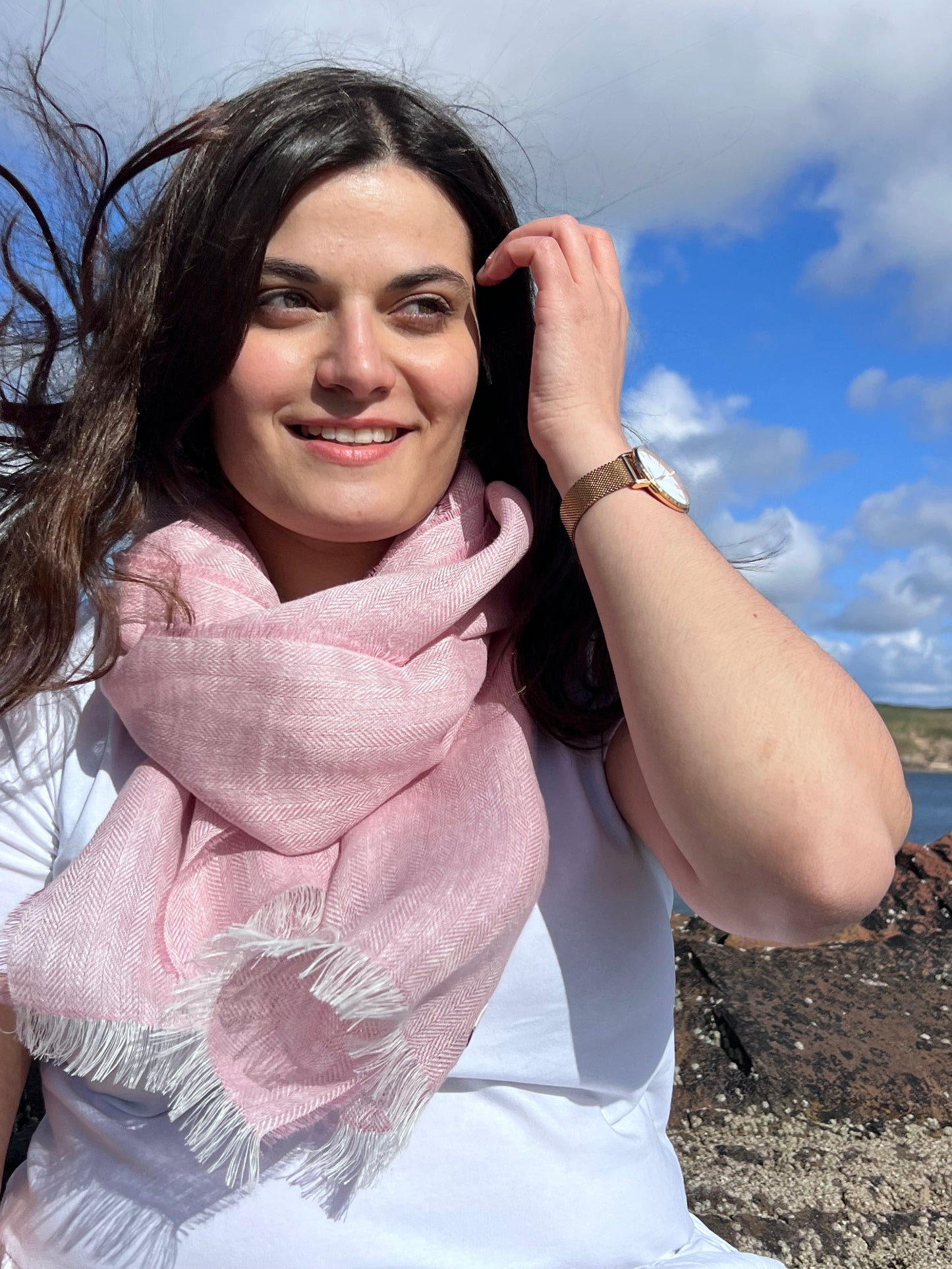 Irish Linen Scarf