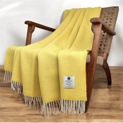 Heritage Merino Throw (Herringbone)