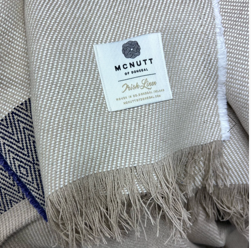 Chunky Linen Throw