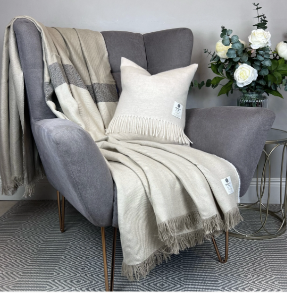 Chunky Linen Throw