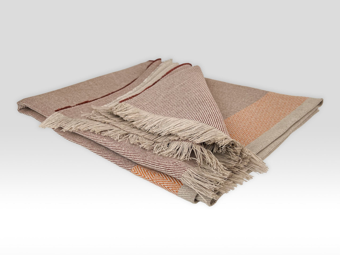 Chunky Linen Throw