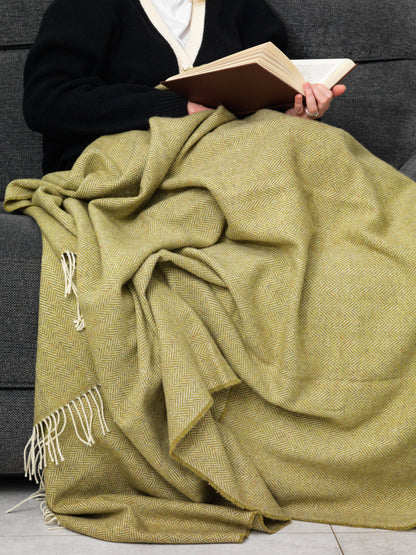 Heritage Merino Throw (Herringbone)