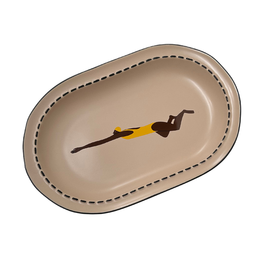 Push and Glide | Large Serving Plate