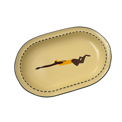 Push and Glide | Large Serving Plate