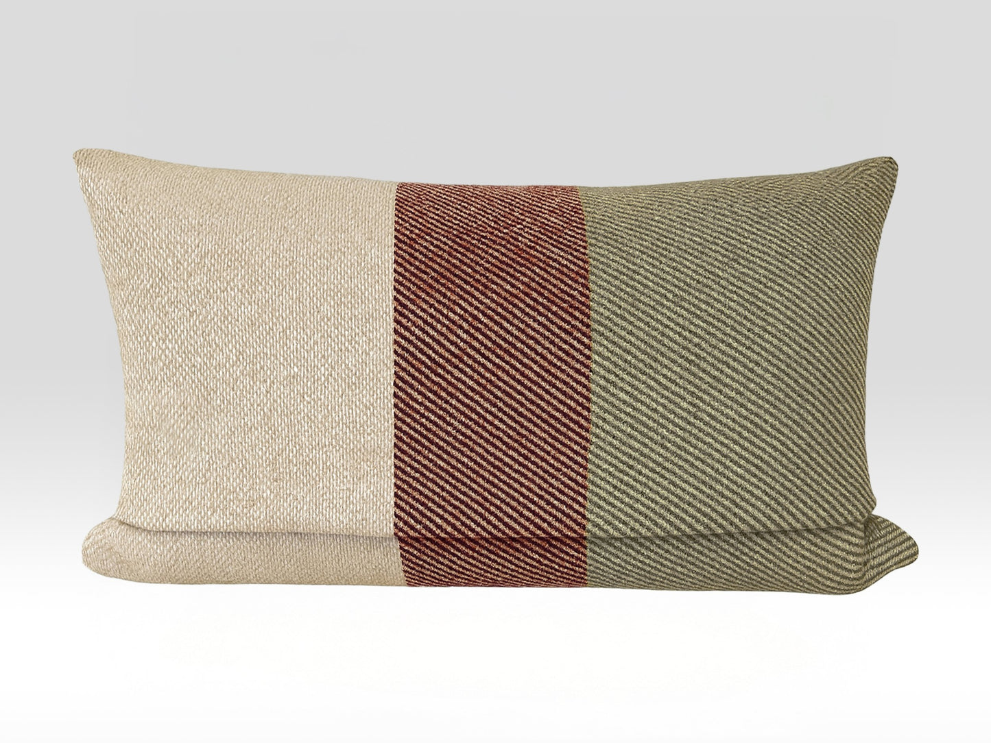 Chunky Irish Linen Bolster Cushion (48x30cm)