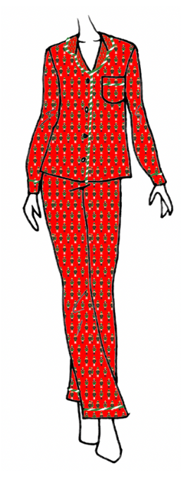 Women's pyjamas FAFA  - FW24