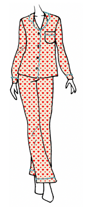Women's pyjamas FAFA  - FW24